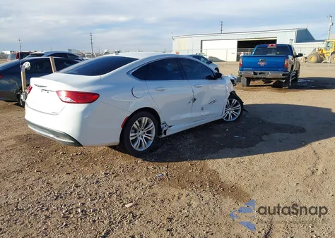 2015 Chrysler 200 Limited из США, поврежденный, VIN 1C3CCCABXFN729290